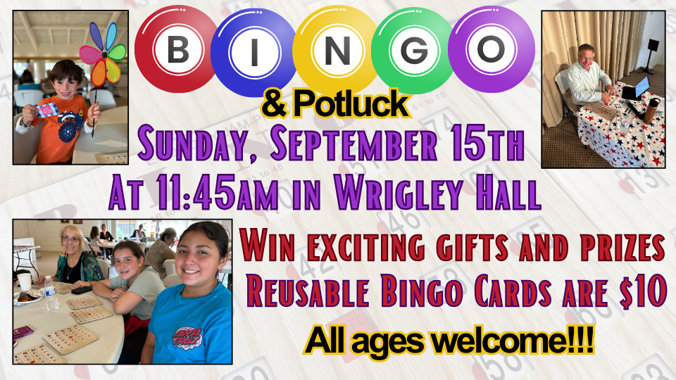 Bingo September 15, 2024