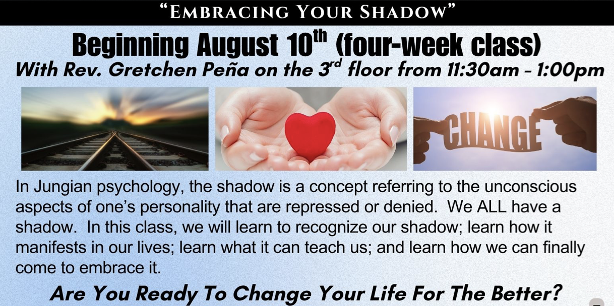 Embracing Your Shadow Workshop