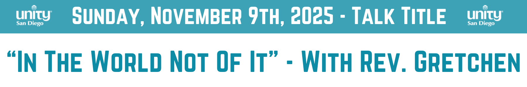 November 9 Talk Title Banner